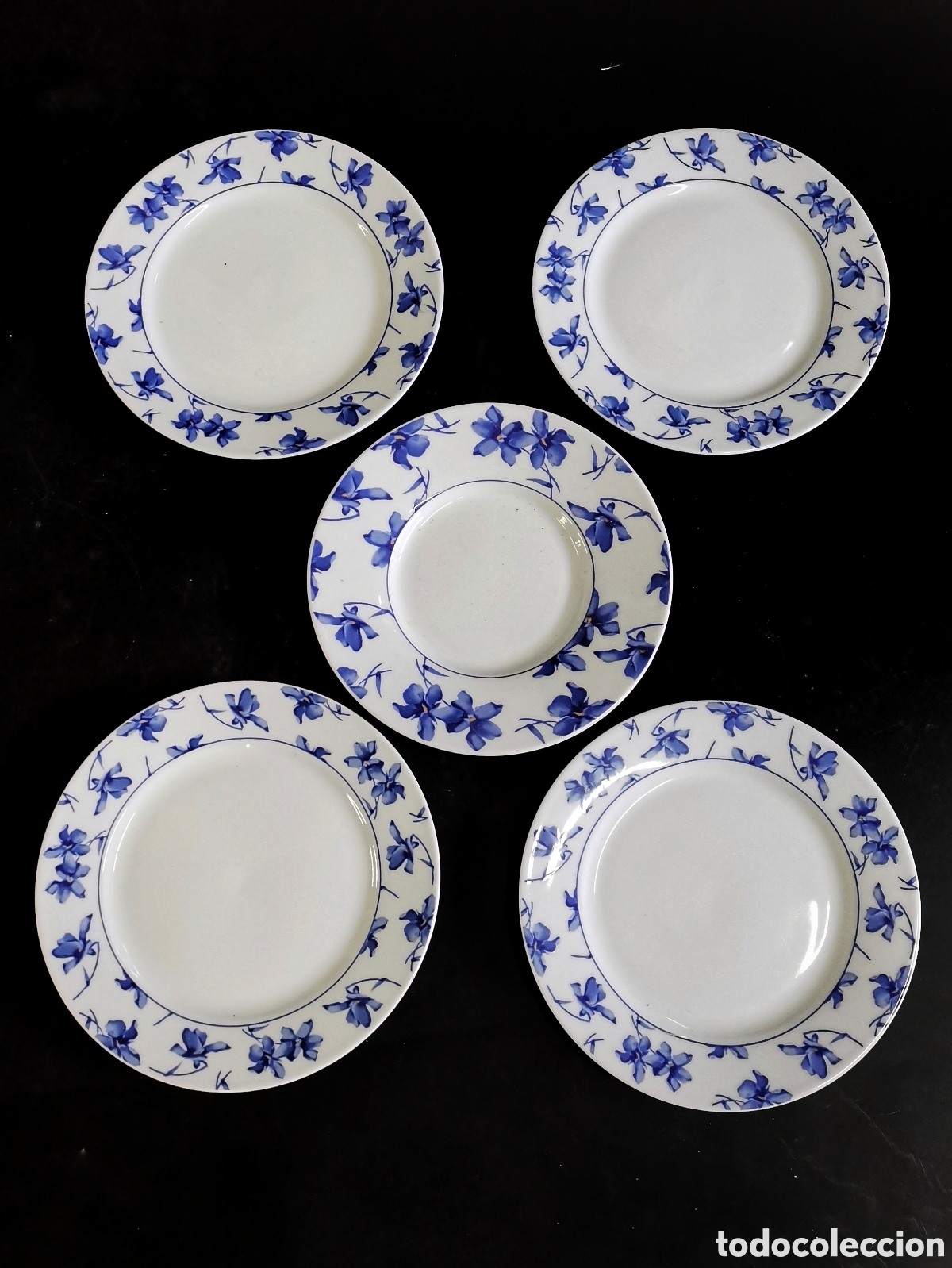 Antiguidades: CONJUNTO DE PLATOS CER&Aacute;MICA VISTA ALEGRE