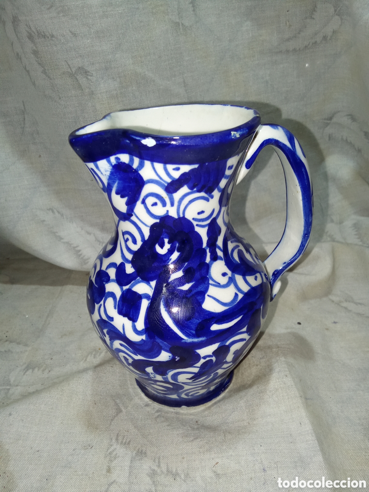 Antig&uuml;edades: PEQUE&Ntilde;A JARRA CERAMICA VALENCIANA SIGLO XIX O XX