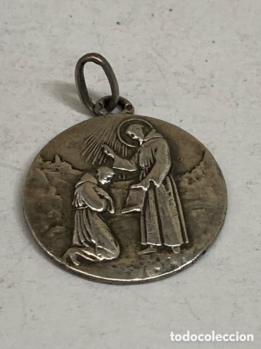 Antig&uuml;edades: Medalla de plata religiosa C588