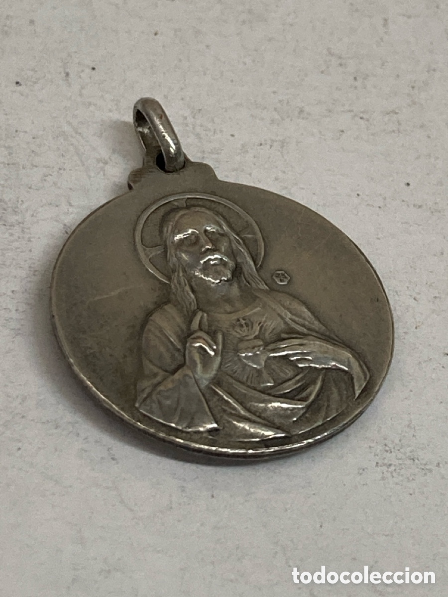 Antig&uuml;edades: Medalla de plata religiosa C588