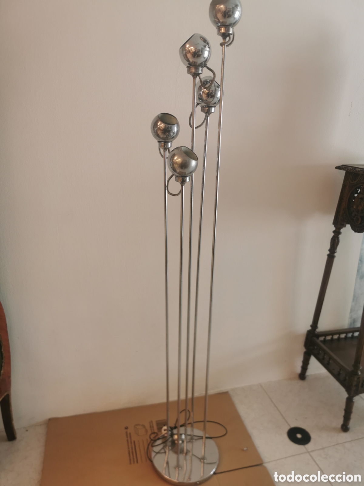 Antig&uuml;edades: Lampara 1960 Eduardo Duque 163cm de alto. 40 ancho