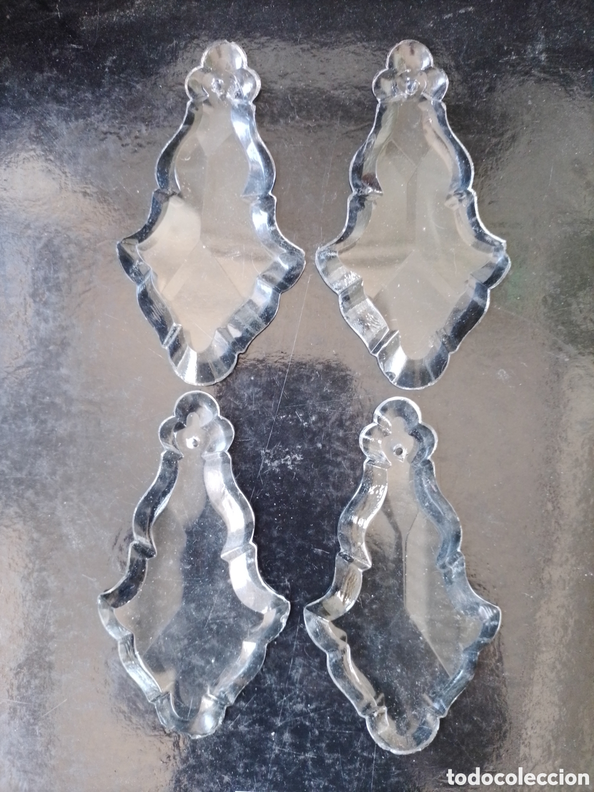 Antig&uuml;edades: L&aacute;grimas de cristal 10.5cm. - Foto 1