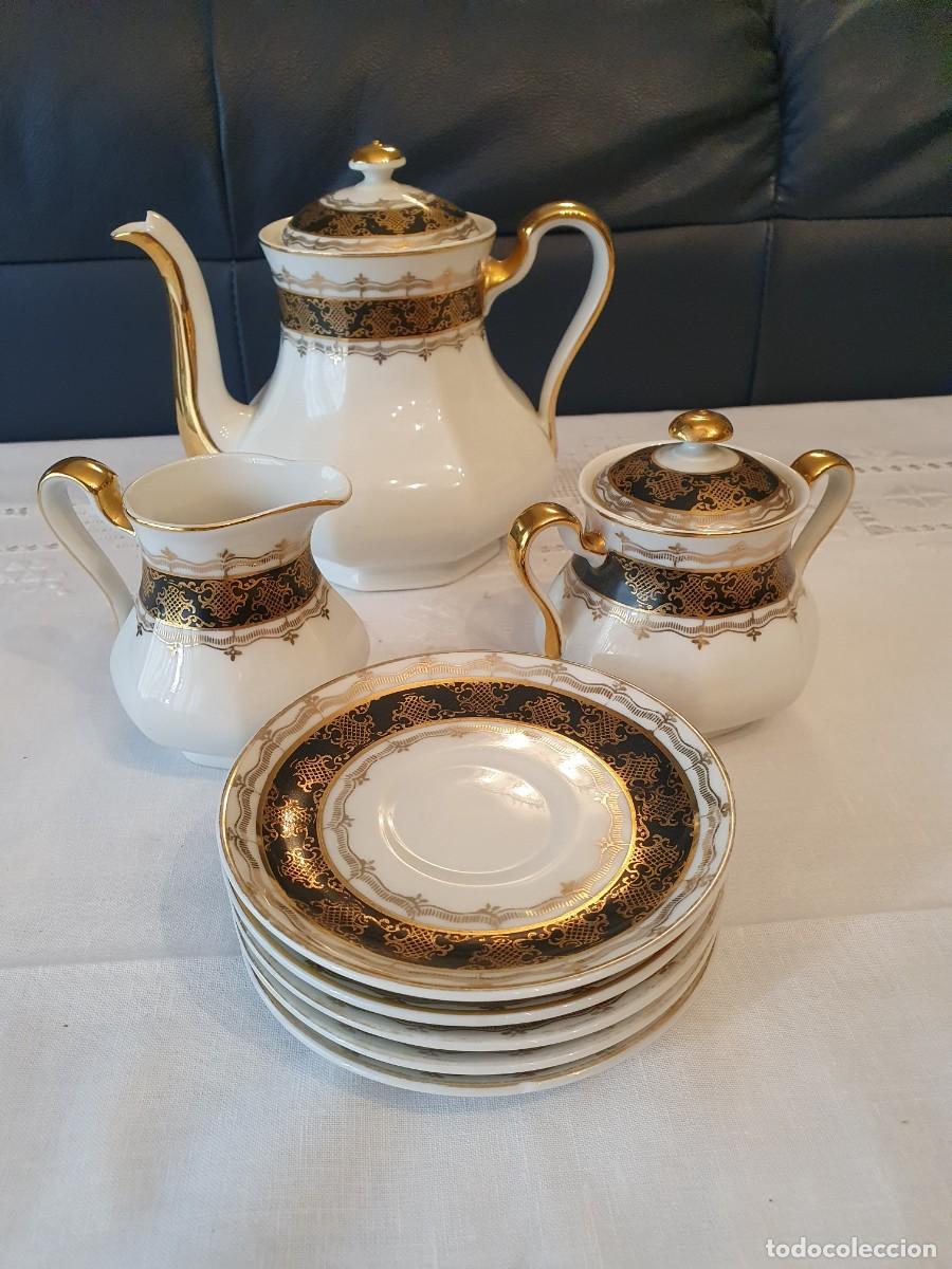 Antig&uuml;edades: Juego de caf&eacute; de porcelana ( Alemania, 1910-1930)