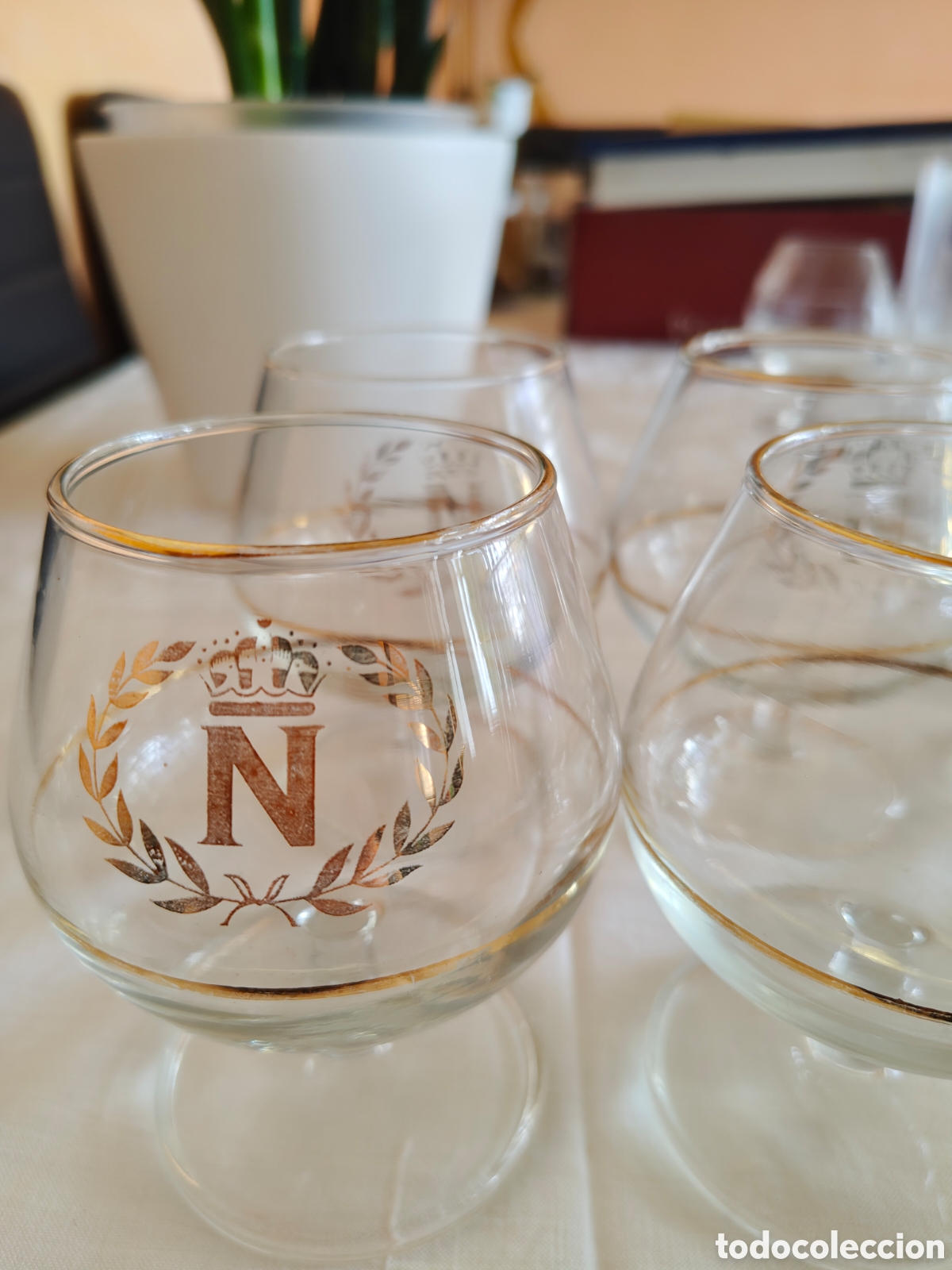 Antig&uuml;edades: COPAS CO&Ntilde;AC ESTILO NAPOLEON