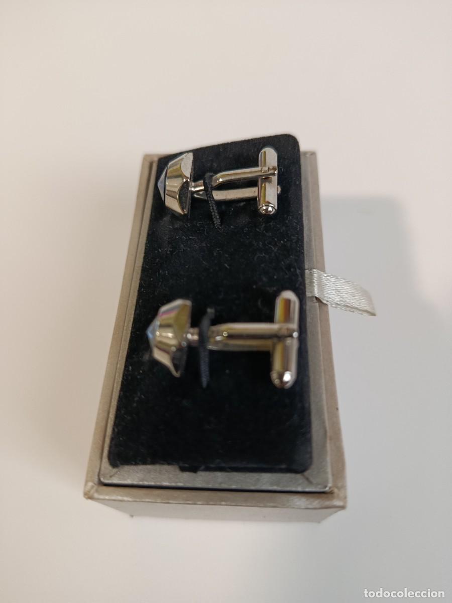 Antig&uuml;edades: GEMELOS DE NOVIO MARCA MICHAELIS. FORMA EXAGONAL - Foto 3