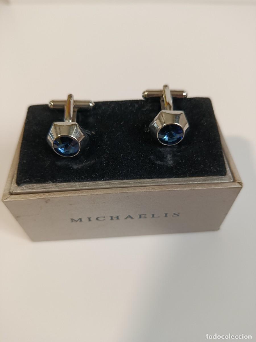 Antig&uuml;edades: GEMELOS DE NOVIO MARCA MICHAELIS. FORMA EXAGONAL - Foto 5