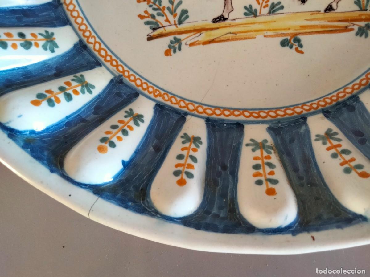 Antig&uuml;edades: Plato de Alcora fine XVIIIe - Foto 3