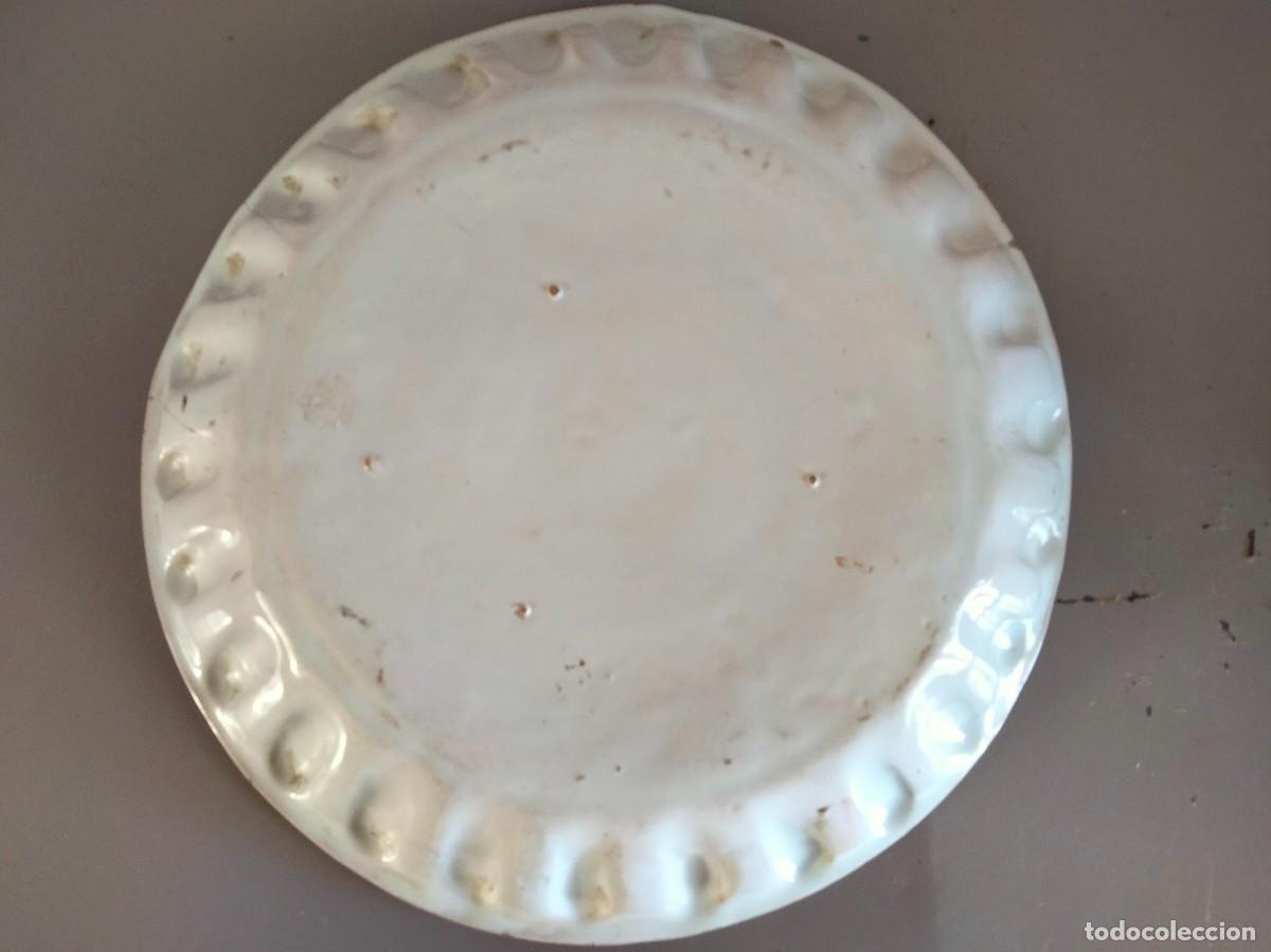 Antig&uuml;edades: Plato de Alcora fine XVIIIe - Foto 4