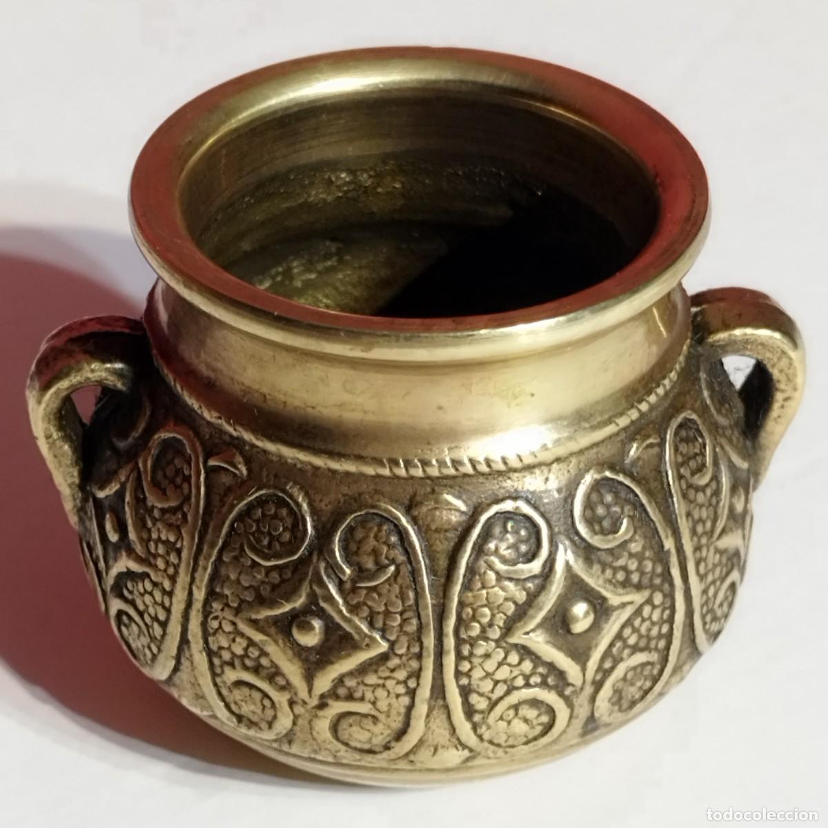 Antig&uuml;edades: OLLA / OLLITA DE BRONCE - 305 Gramos -