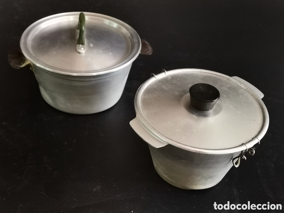 Antiques: RECIPIENTES ANTIGUOS ALUMINIO HISPANO SUIZA, ILSA