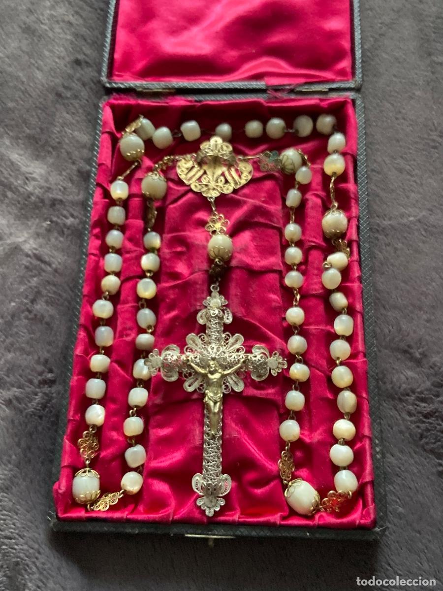 Antiques: ROSARIO IZABELINO NAGAR CON PLATA