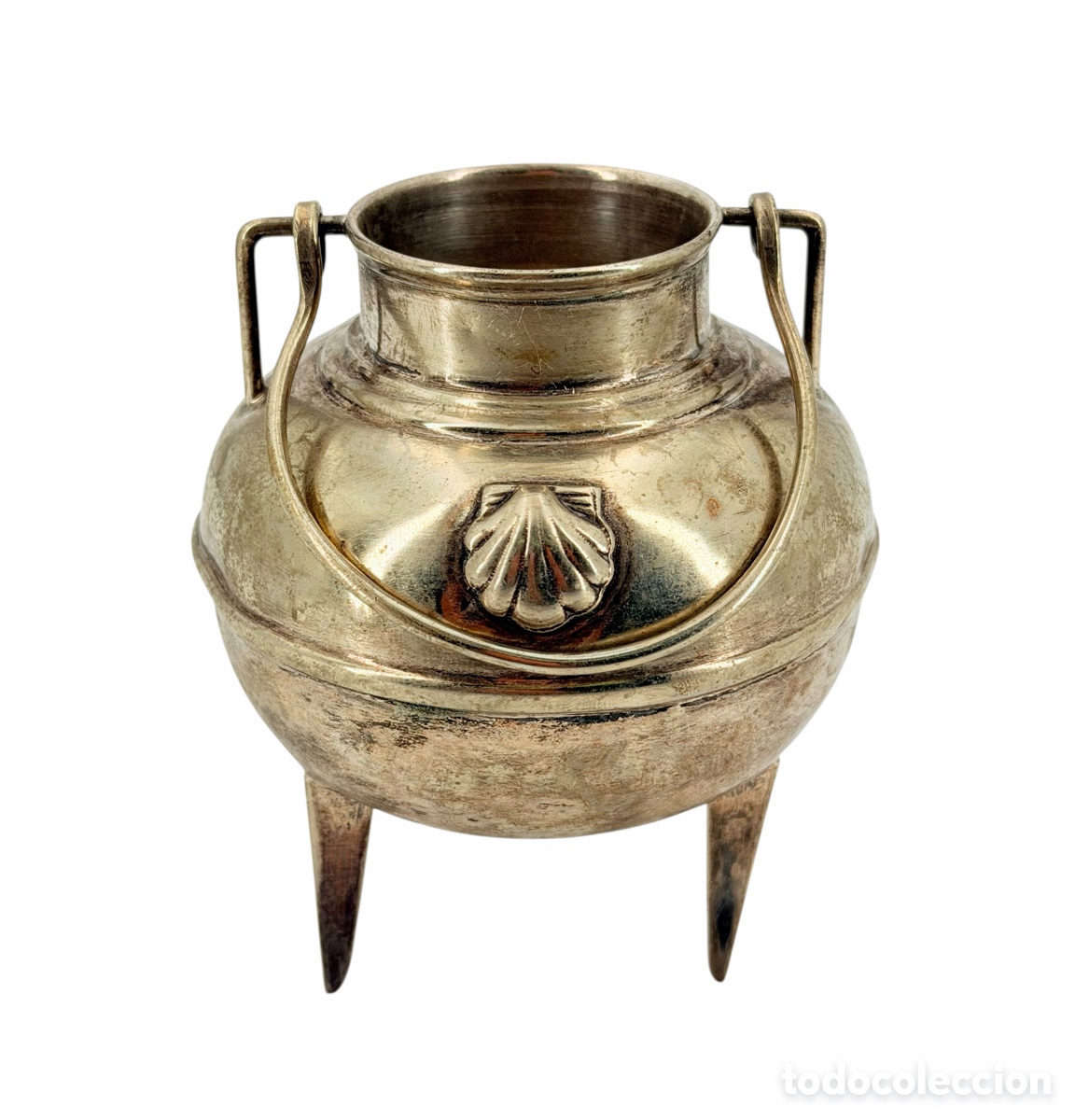 Antig&uuml;edades: Antiguo Recipiente Plateado
