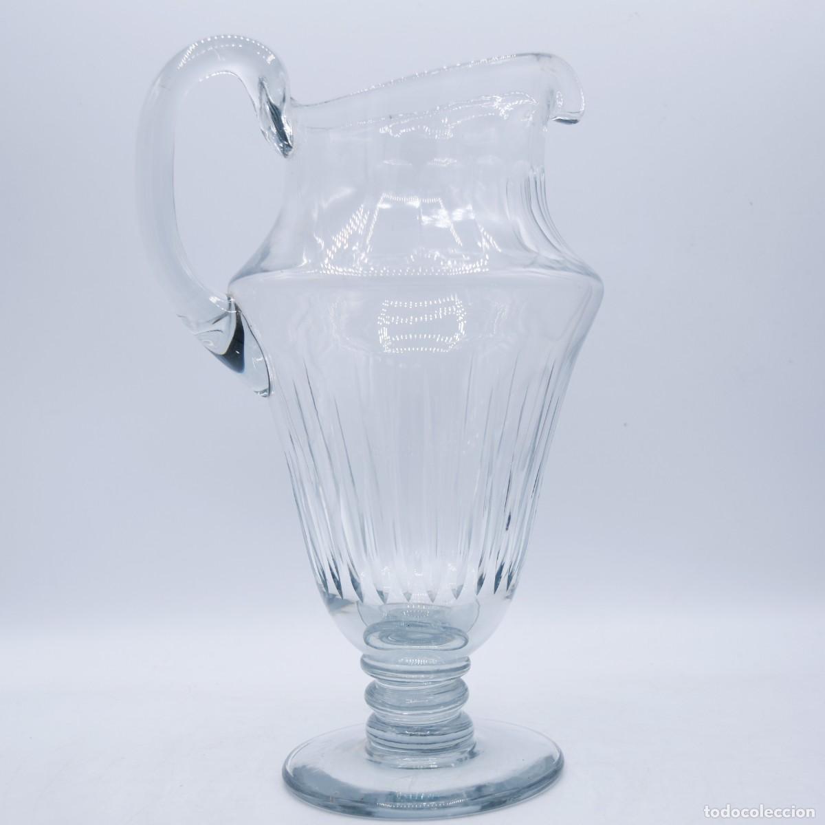 Antig&uuml;edades: Jarra antigua de cristal - Foto 2