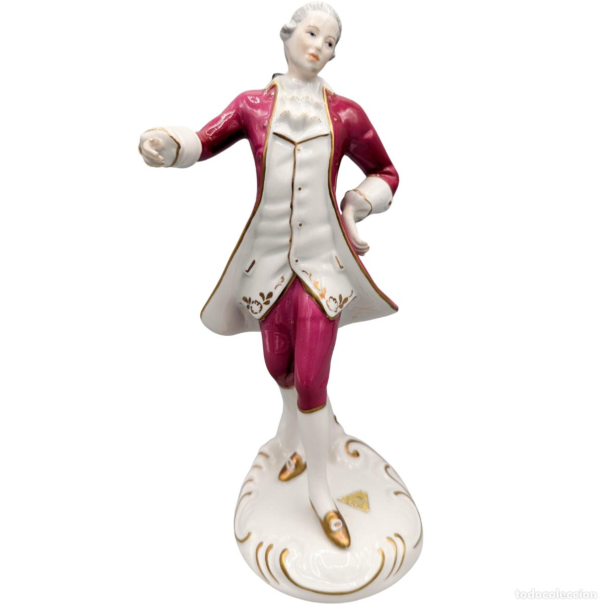 Antiquit&eacute;s: Figura de porcelana - Royal Dux - 1900-1918 - Caballero