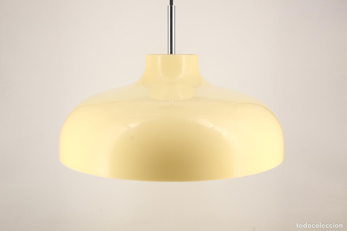 Antig&uuml;edades: Lampara M68 metacrilato techo Miguel Mil&aacute; vintage 1962 Tramo Polinax Gres WT crema blanco