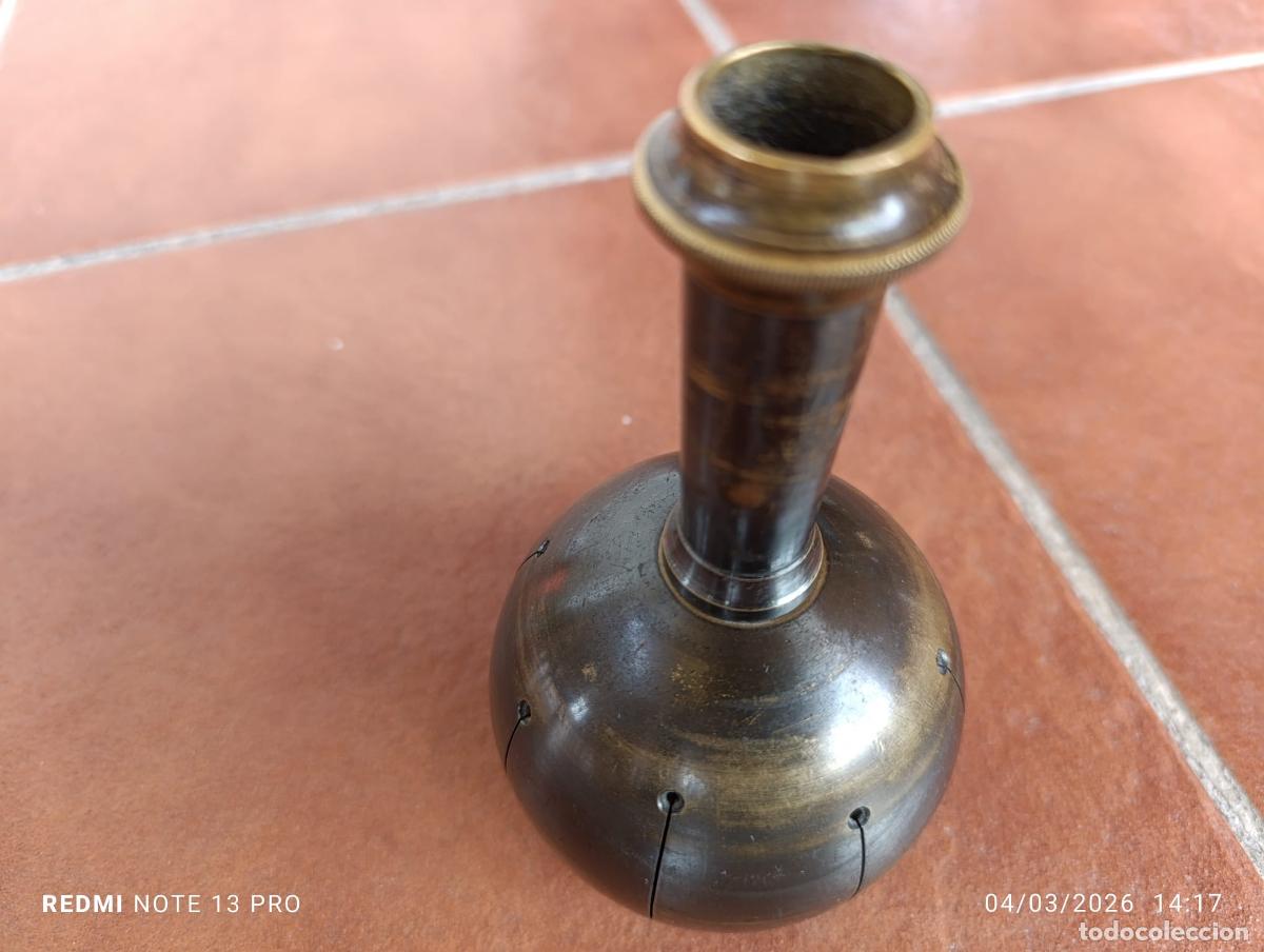 Antiquit&auml;ten: PRECIOSO Y MUY ANTIGUO HISOPO BRONCE.AGUA BENDITA.
