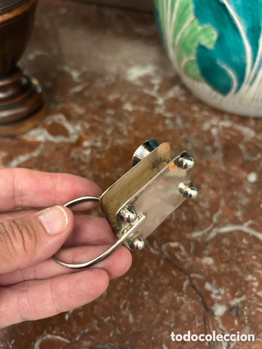 Antig&uuml;edades: Palmatoria de plata en miniatura - Foto 2