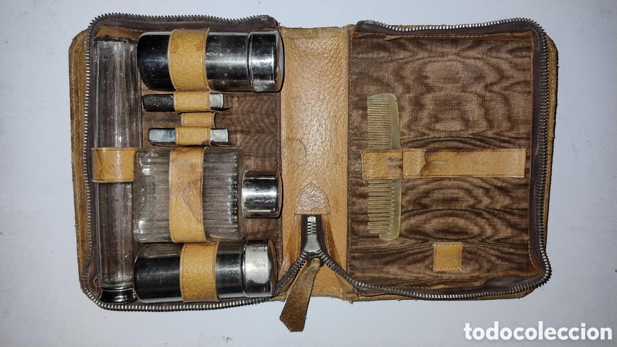 Antig&uuml;edades: Estuche aseo antiguo - Foto 1