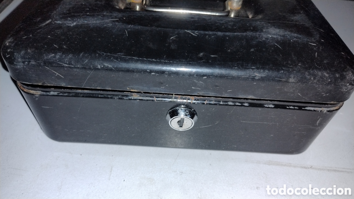 Antig&uuml;edades: Caja de caudales metalica - Foto 2