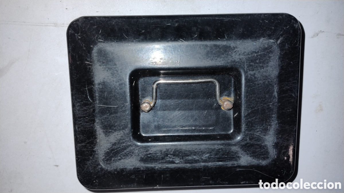 Antiquit&auml;ten: Caja de caudales metalica