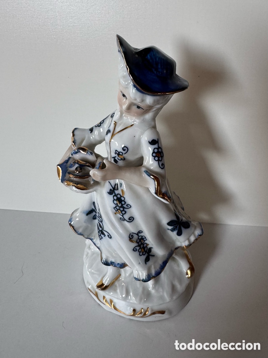 Antig&uuml;edades: PAREJA DE FIGURAS DE PORCELANA - Foto 4