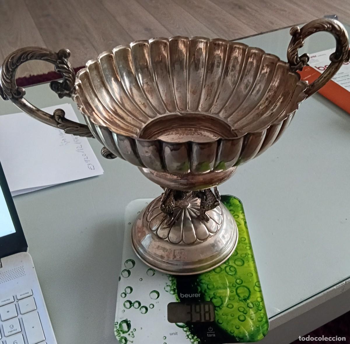 Antig&uuml;edades: Cruz de plata punzonada epoca finales XIX perfecta