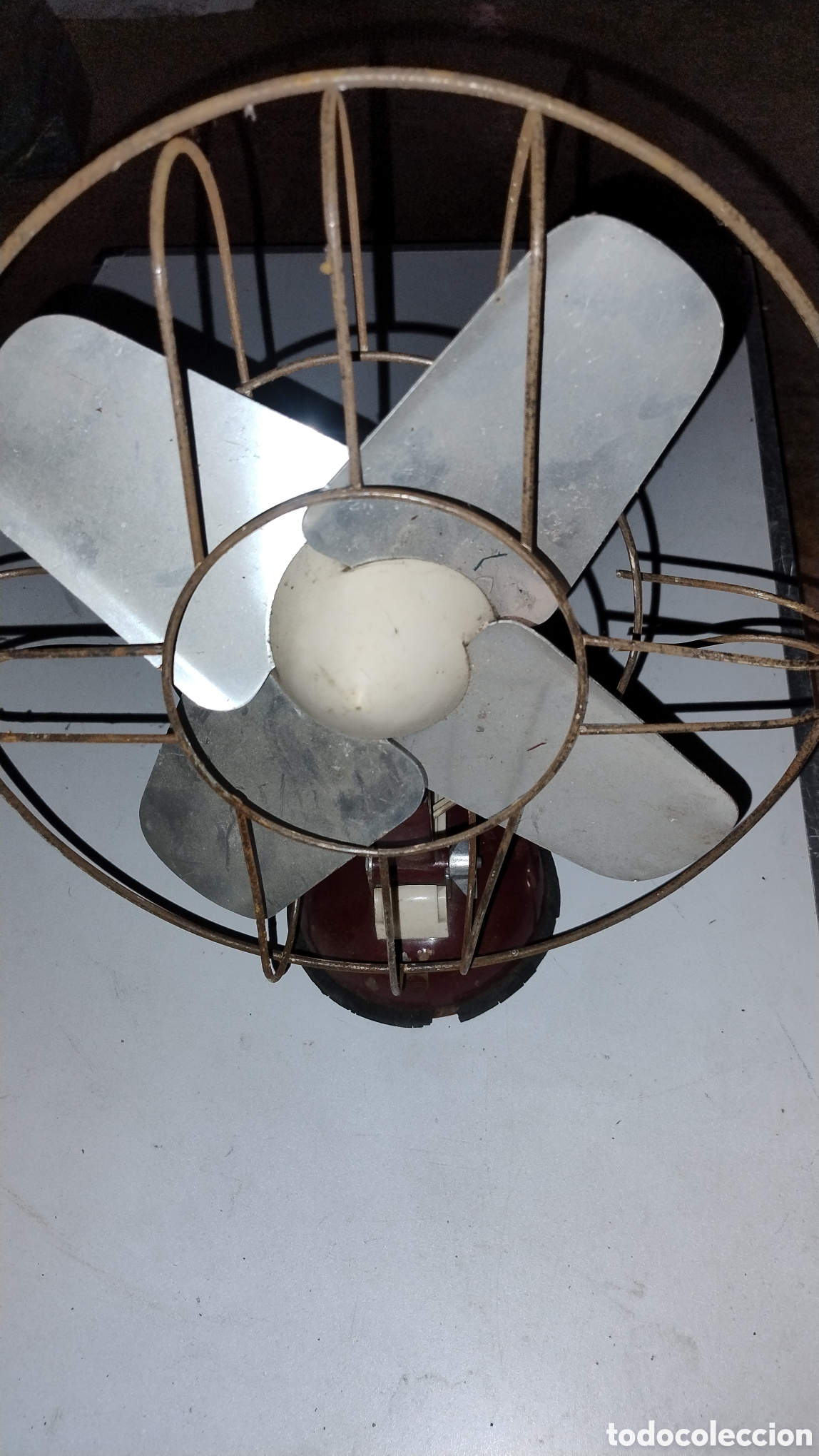 Antiques: Ventilador met&aacute;lico marca Philips antiguo