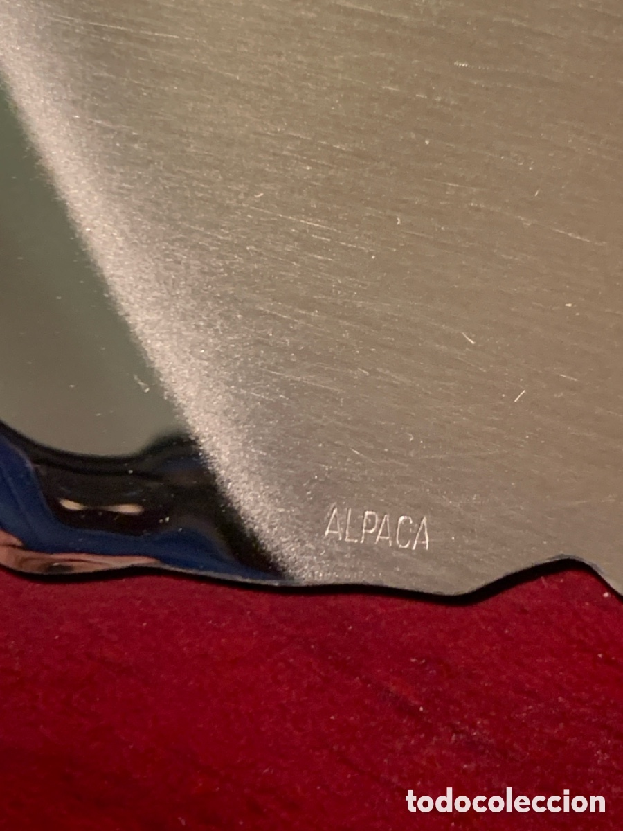 Antig&uuml;edades: Placas de alpaca para grabar - Foto 7