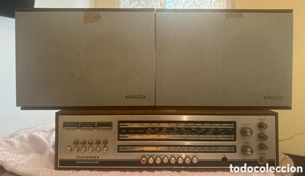 Antig&uuml;edades: Vintage Telefunken radio Concertino Hi-Fi 201v