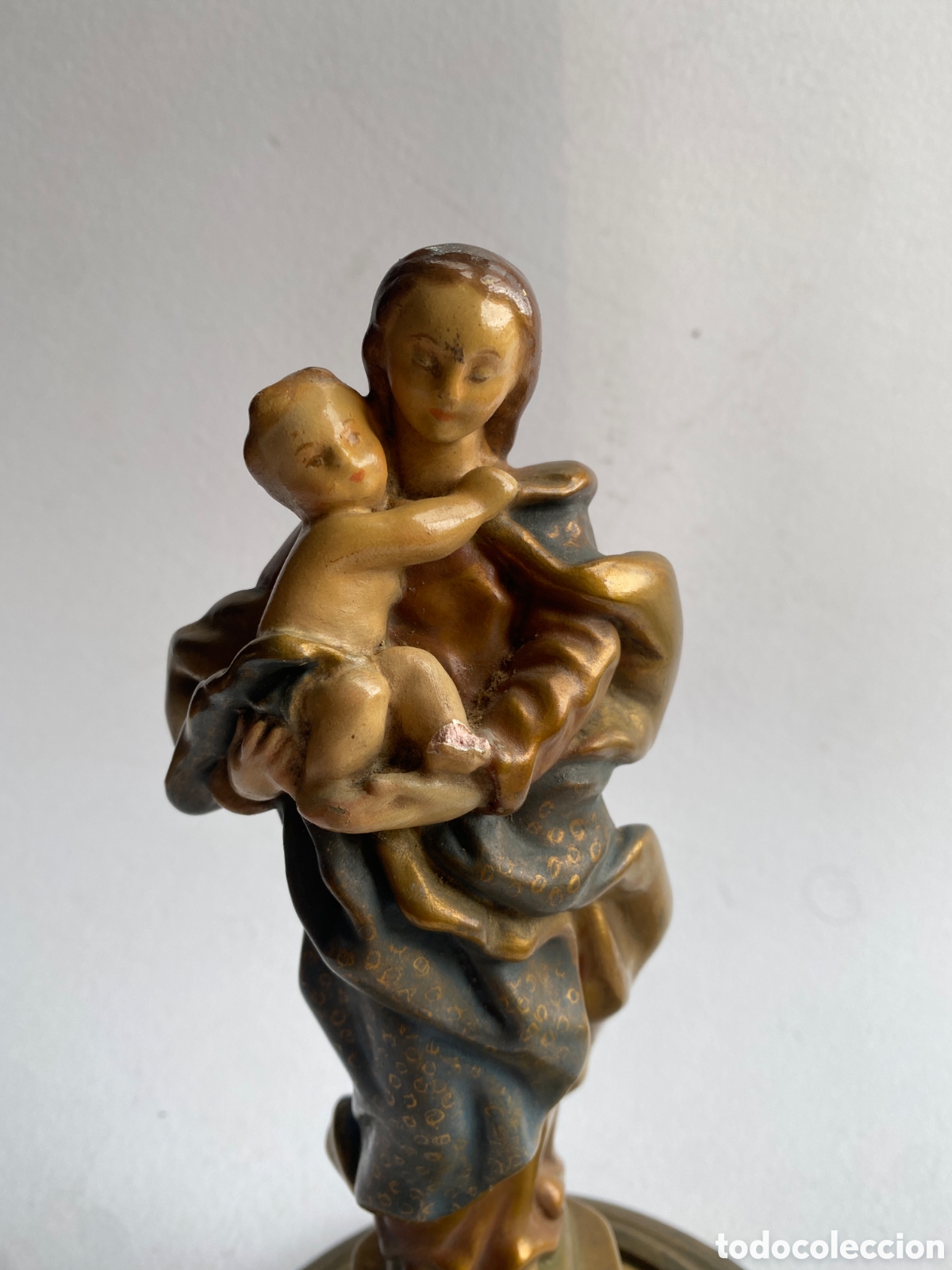 Antig&uuml;edades: Virgen con ni&ntilde;o jesus - Foto 4
