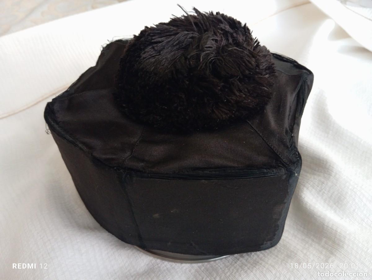 Antiguidades: Antiguo birrete gorro de justicia abogado juez