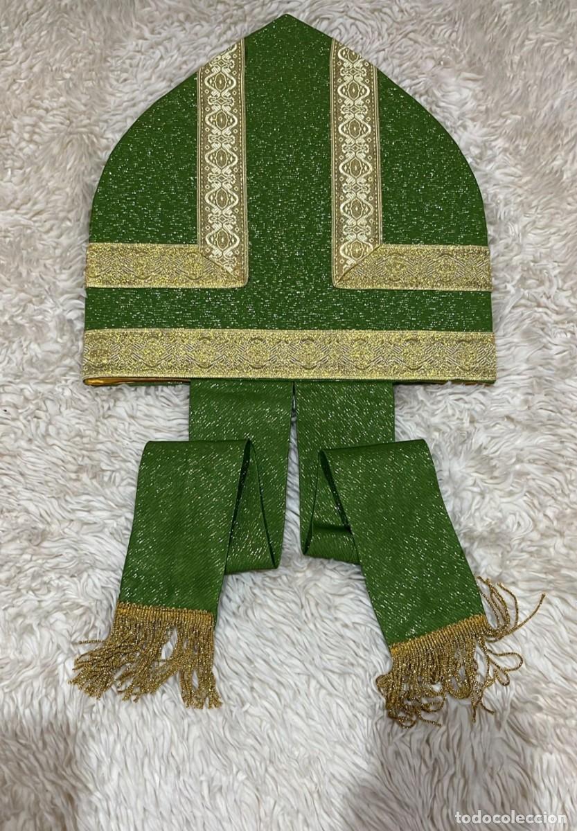 Antiquit&auml;ten: Mitra gorro lit&uacute;rgico de obispo