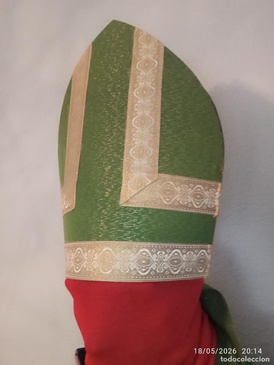 Antig&uuml;edades: Mitra gorro lit&uacute;rgico de obispo - Foto 7