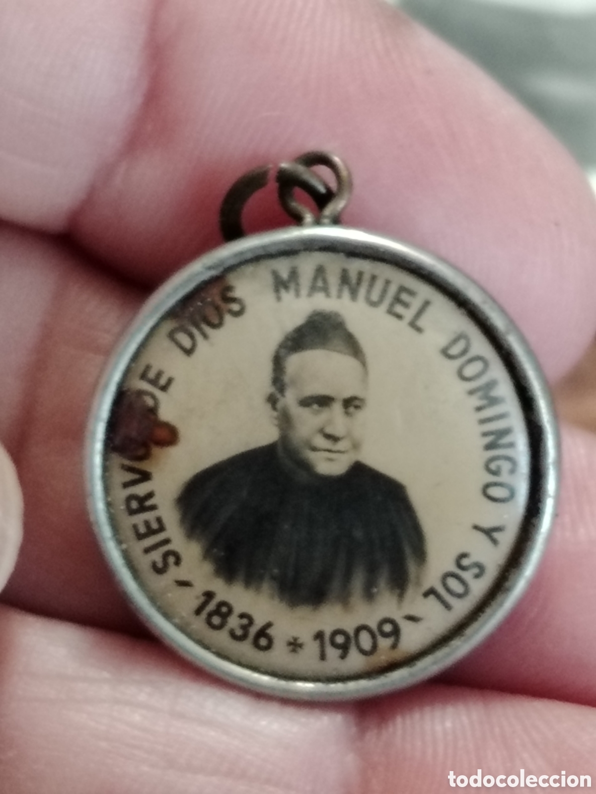 Antig&uuml;edades: Relicario Manuel Domingo y sol 1836-1909