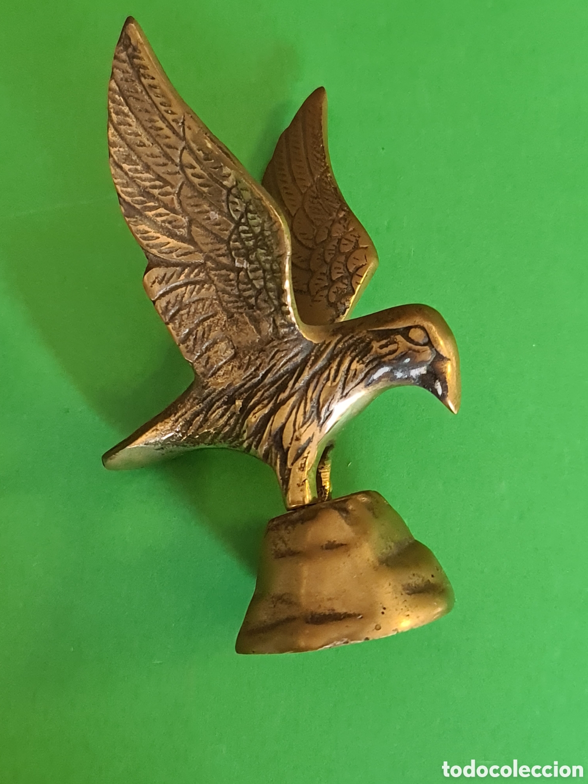 Antig&uuml;edades: Figura decorativa Aguila o Halc&oacute;n / bronce.