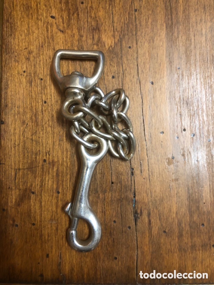 Antig&uuml;edades: Cadena mosquet&oacute;n cromada