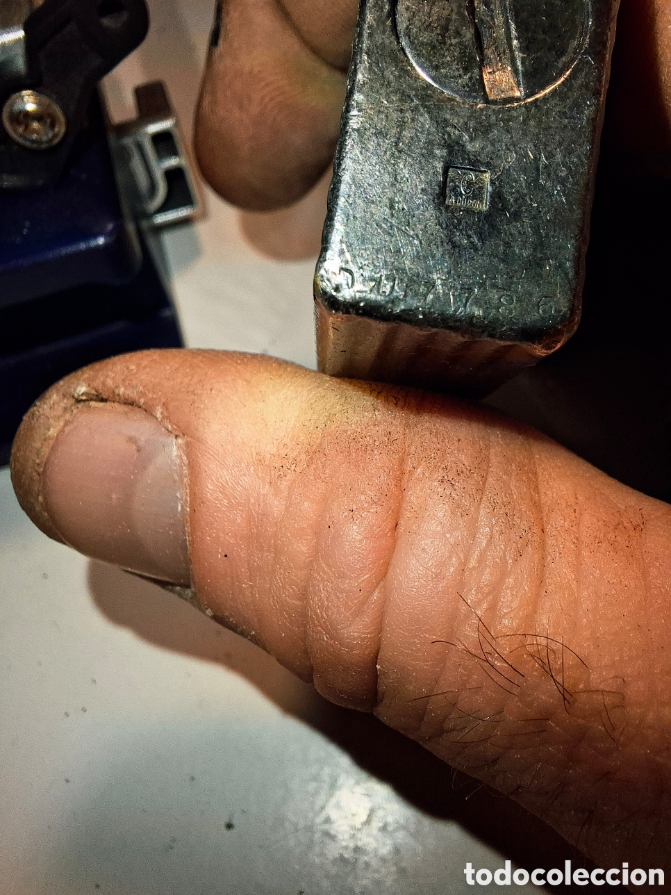 Antig&uuml;edades: Mechero dupont plata
