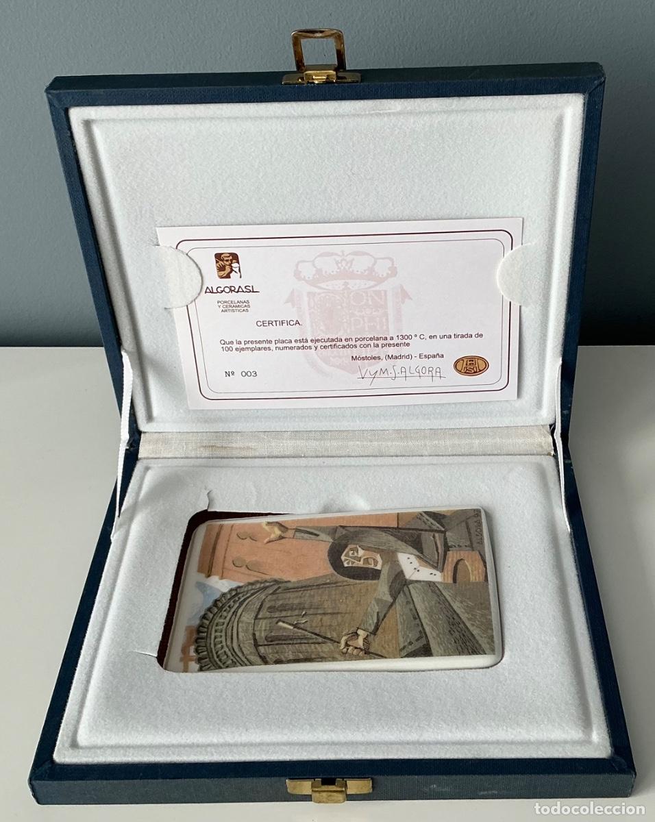 Oggetti Antichi: Placa Porcelana ALGORA - Edici&oacute;n Muy Limitada 003/100 - Certificada - M&oacute;stoles 1997