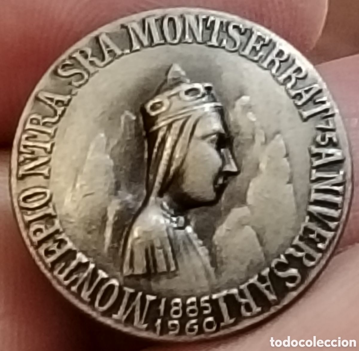 Antig&uuml;edades: Insignia Montepio Nuestra Se&ntilde;ora de Montserrat 1885-1970