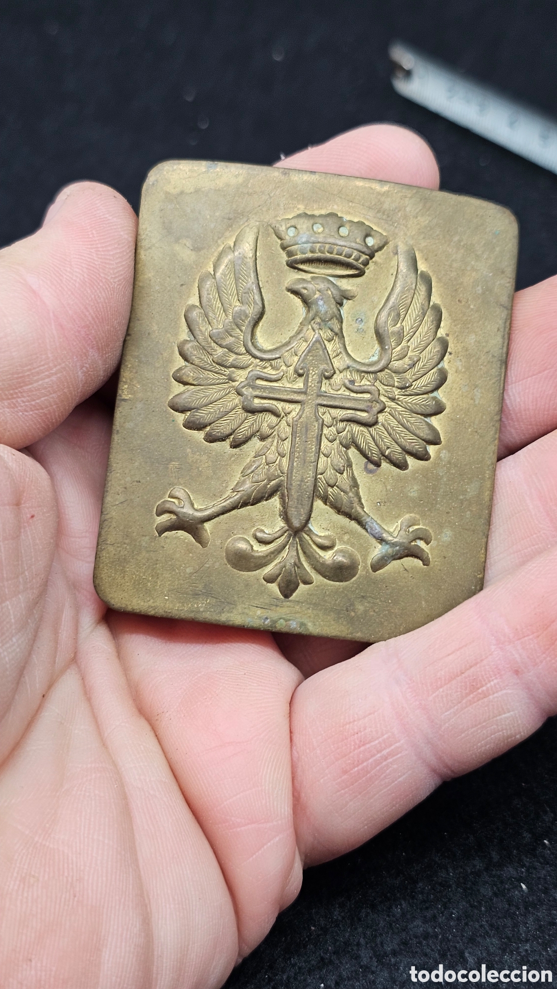 Antig&uuml;edades: Antigua hebilla del ej&eacute;rcito Espa&ntilde;ol