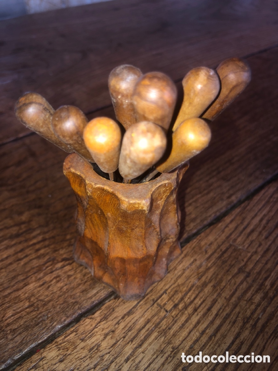 Antig&uuml;edades: Porta pinchos olivo (70)