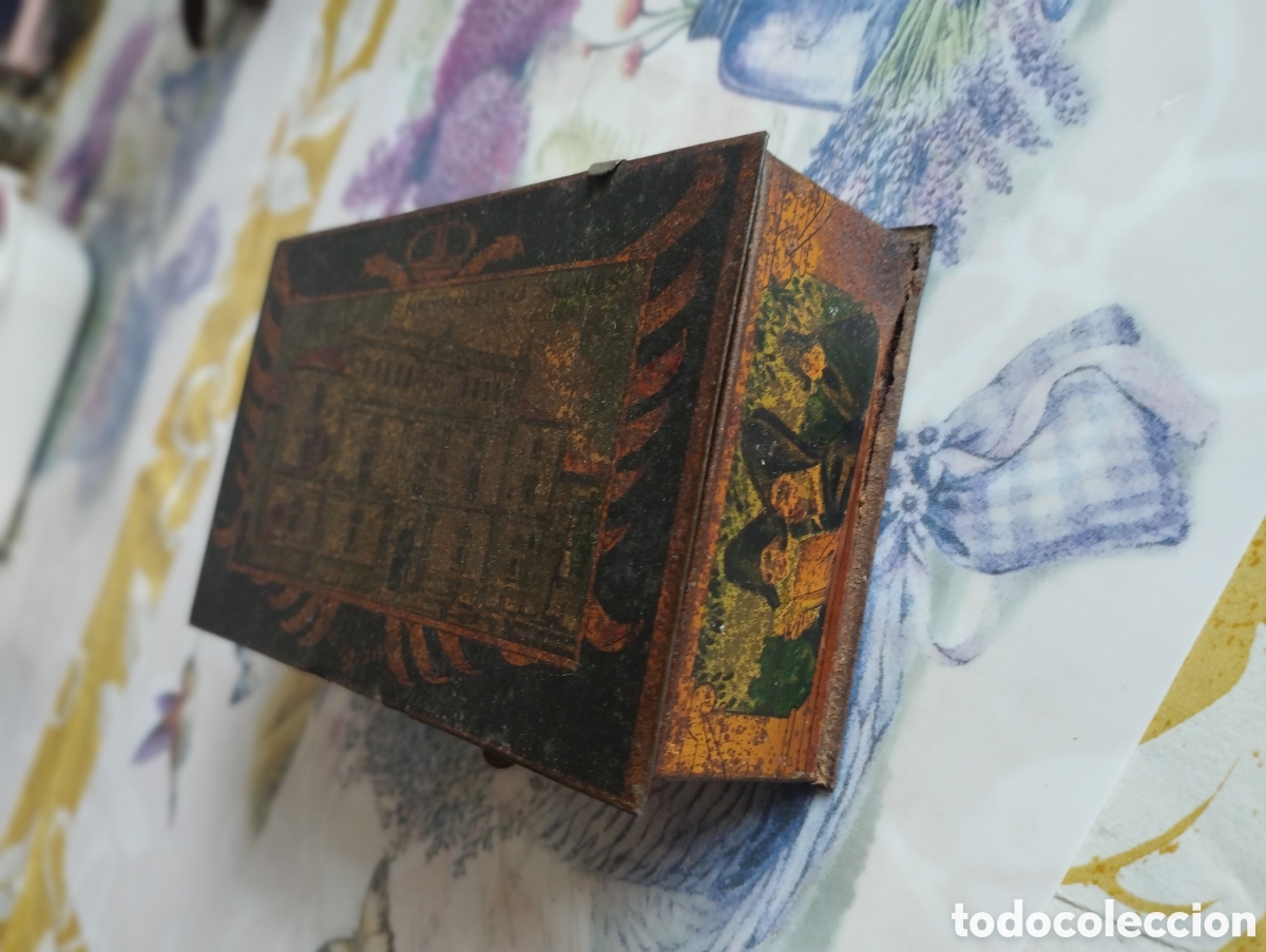 Antig&uuml;edades: ANTIGUEDAD CAJA ALMENDRAS ALCALA SALINAS - Foto 2