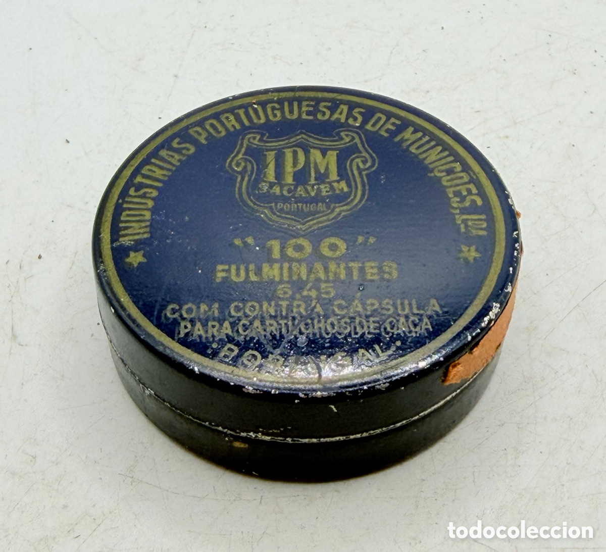 Antiquit&eacute;s: Antigua Caja Met&aacute;lica de Colecci&oacute;n