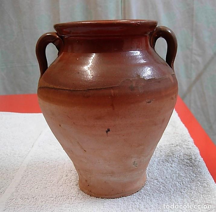 Antiquit&eacute;s: Antigua Jarra barro Cer&aacute;mica Catalana Anfora Vasija C&aacute;ntaro Excelente estado