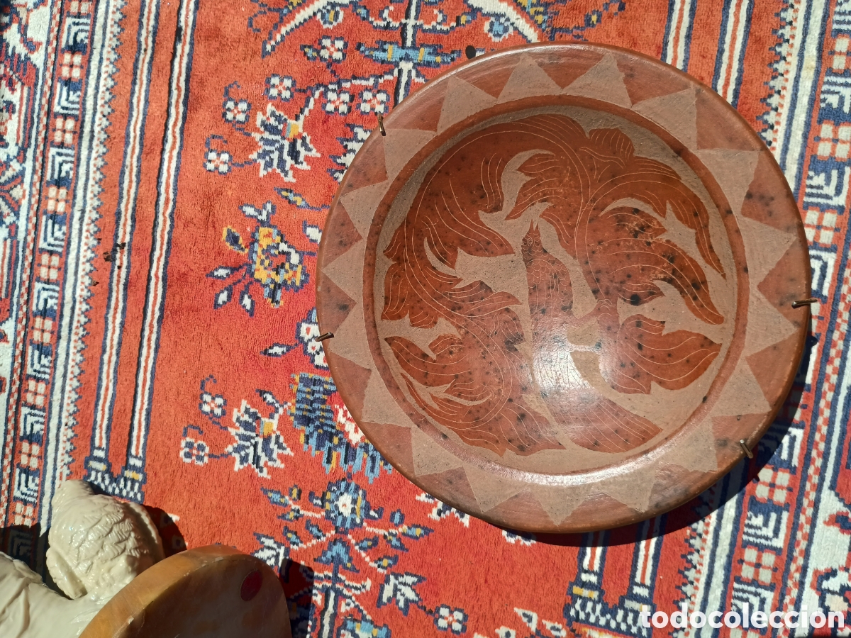 Antig&uuml;edades: Plato terracota estilo Manises - Foto 2