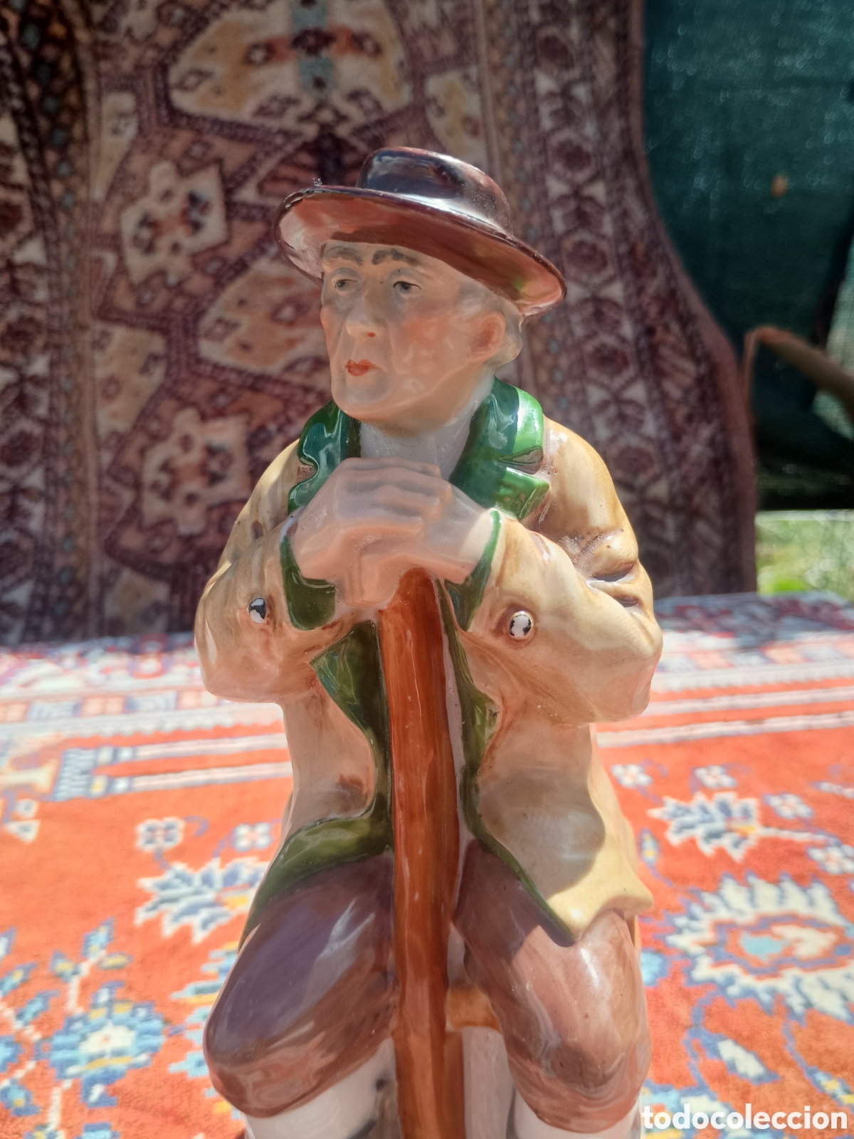 Antig&uuml;edades: Figura l&aacute;mpara Germany - Foto 2