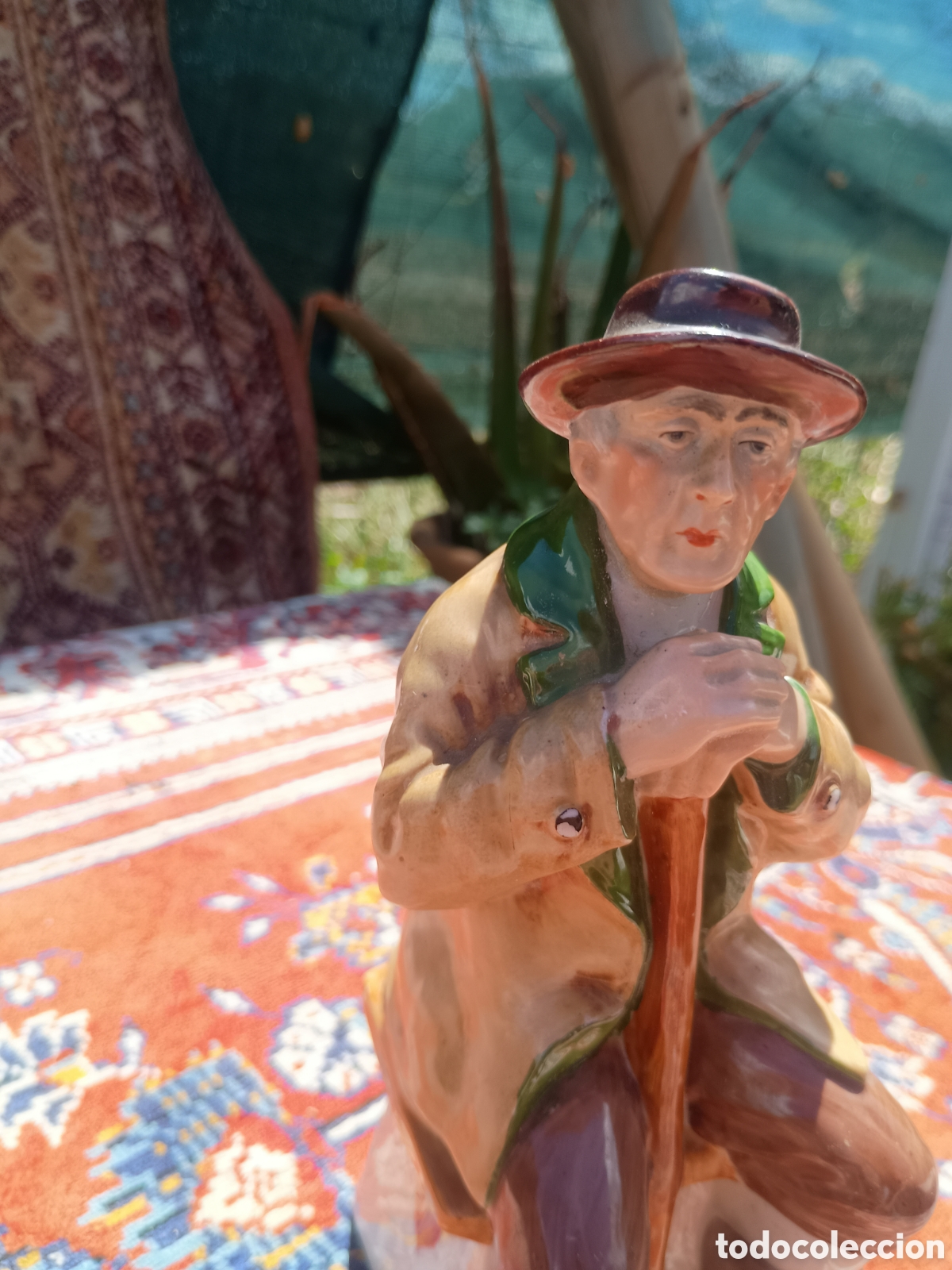 Antig&uuml;edades: Figura l&aacute;mpara Germany - Foto 3