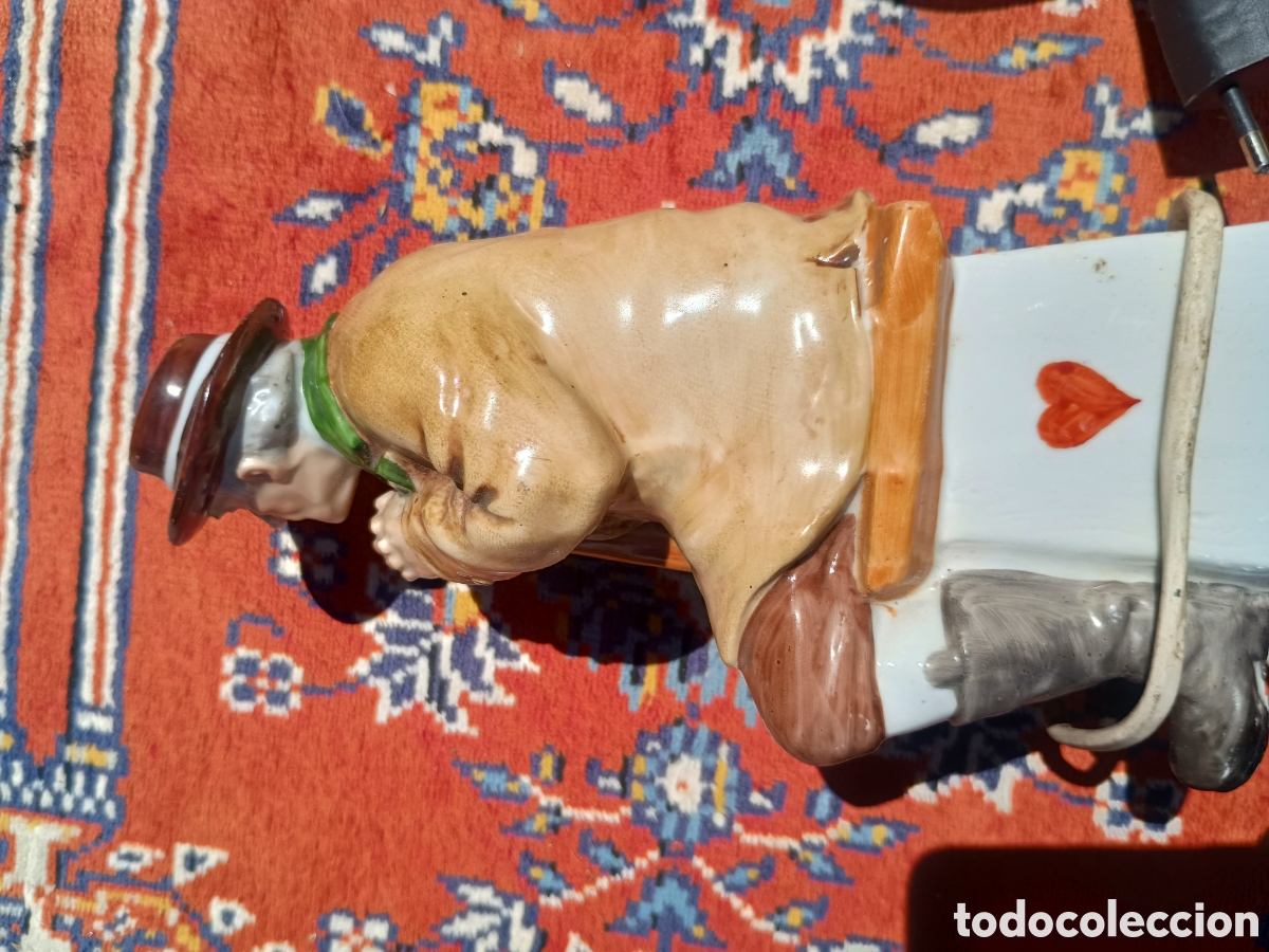 Antig&uuml;edades: Figura l&aacute;mpara Germany - Foto 6
