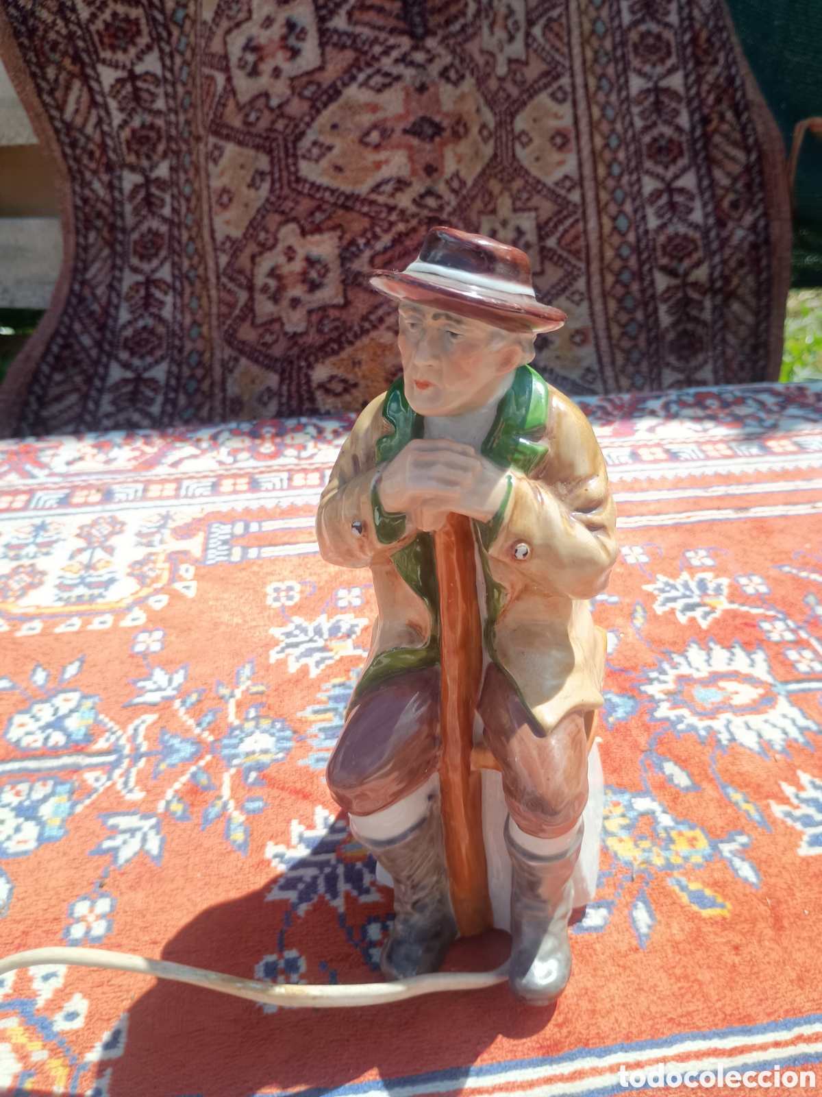 Antig&uuml;edades: Figura l&aacute;mpara Germany - Foto 1