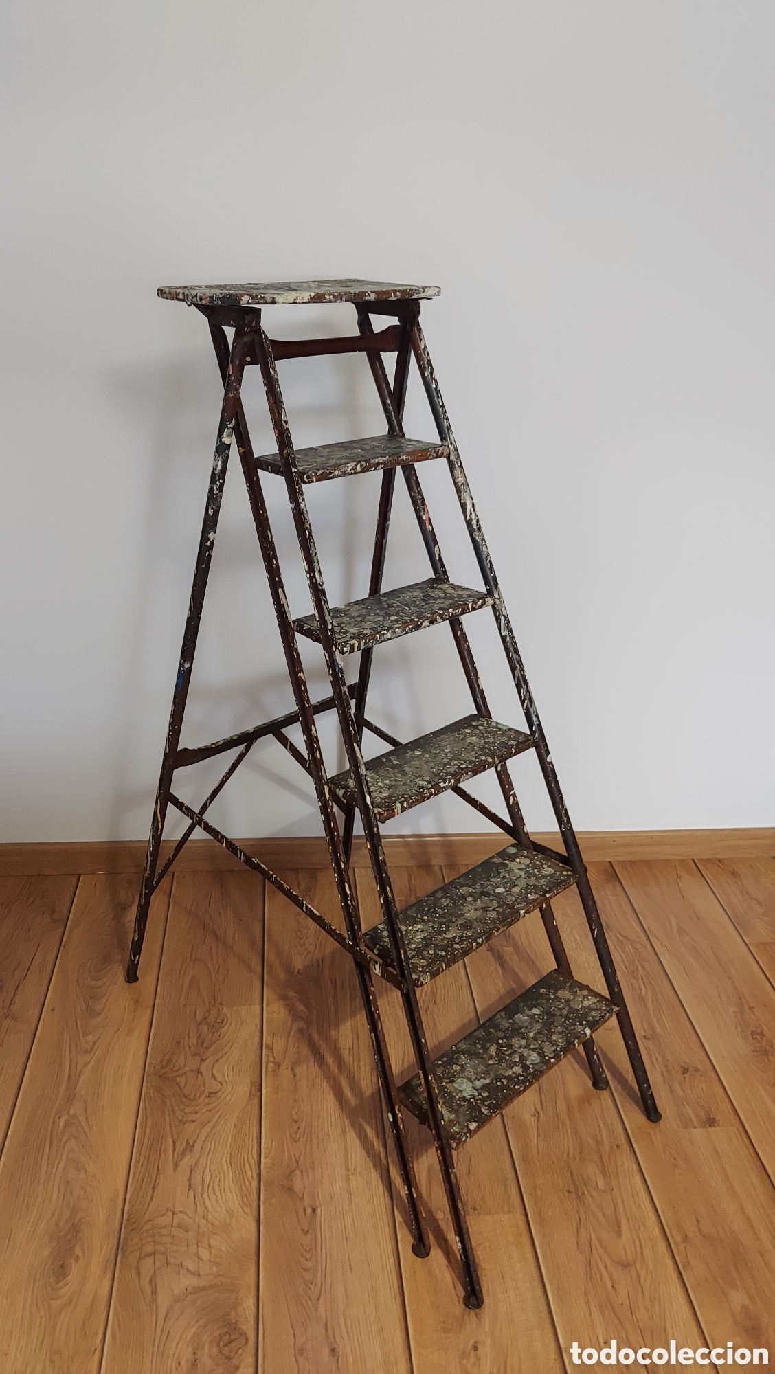 Antig&uuml;edades: Escalera de atelier francesa circa 1890-1900